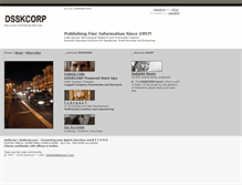 Tablet Screenshot of dsskcorp.com